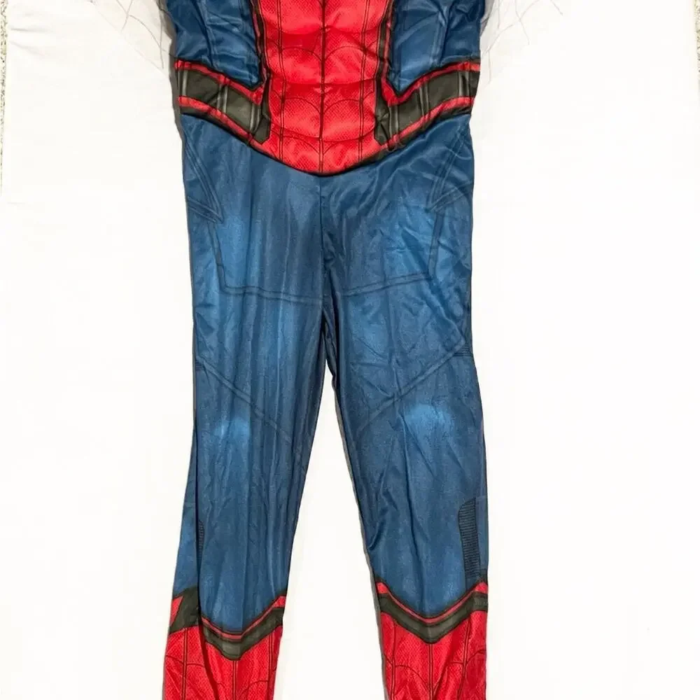 Spider-Man Padded Muscle Costume Kids Size 8 Marvel Superhero Cosplay